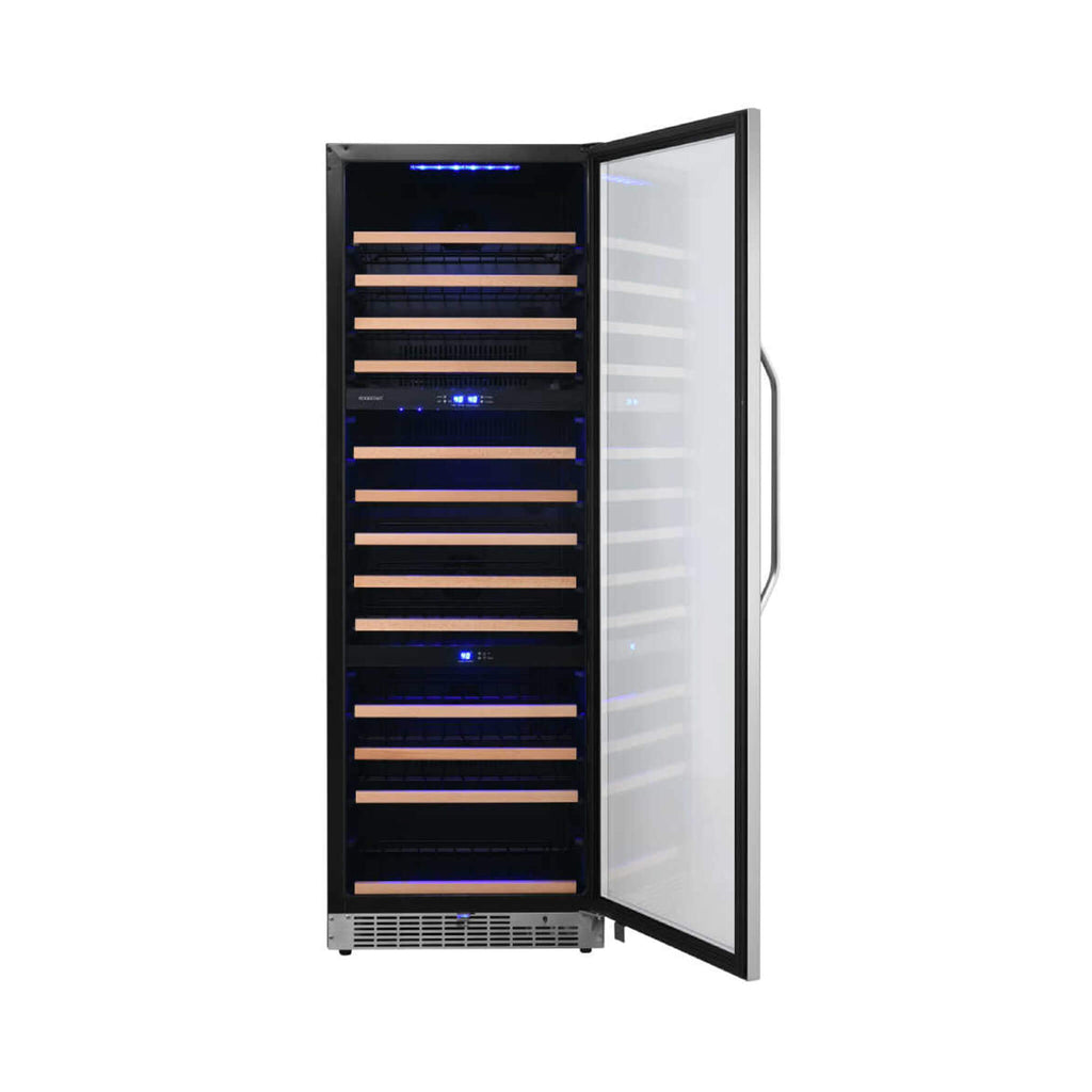 Edgestar 24-Inch Wide 131 Bottle Capacity Built-In Triple Zone Wine Cooler (SAK65891) – SAKSBY WHOLESALE, view 4