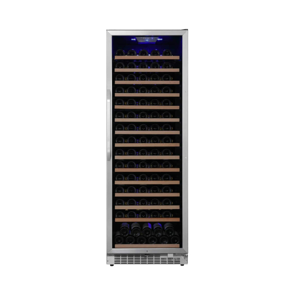 Edgestar 24-Inch Wide 151 Bottle Capacity Freestanding Single Zone Wine Cooler With Even Cooling Technology (SAK30756) – SAKS