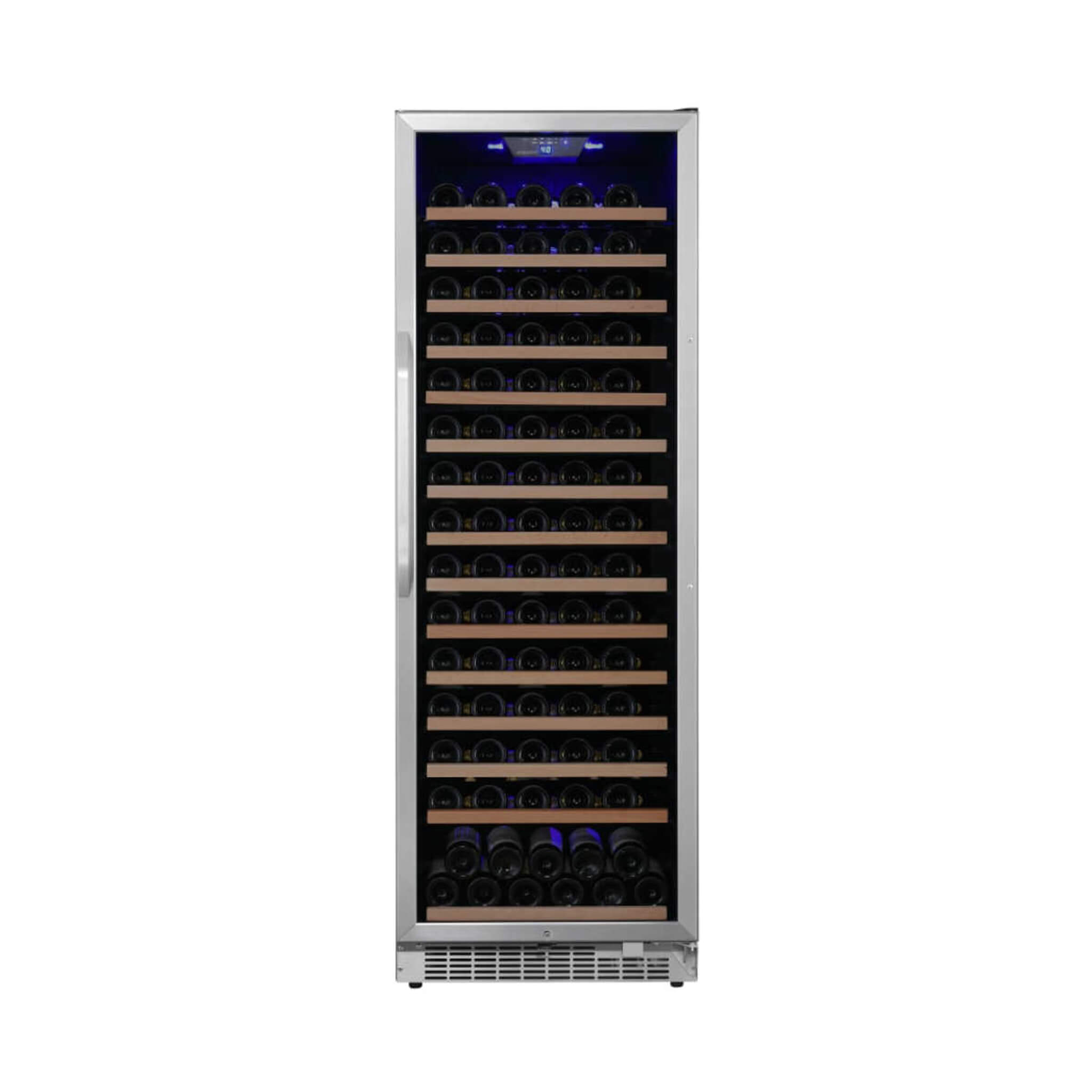 Edgestar 24-Inch Wide 151 Bottle Capacity Freestanding Single Zone Wine Cooler With Even Cooling Technology (SAK30756) – SAKS