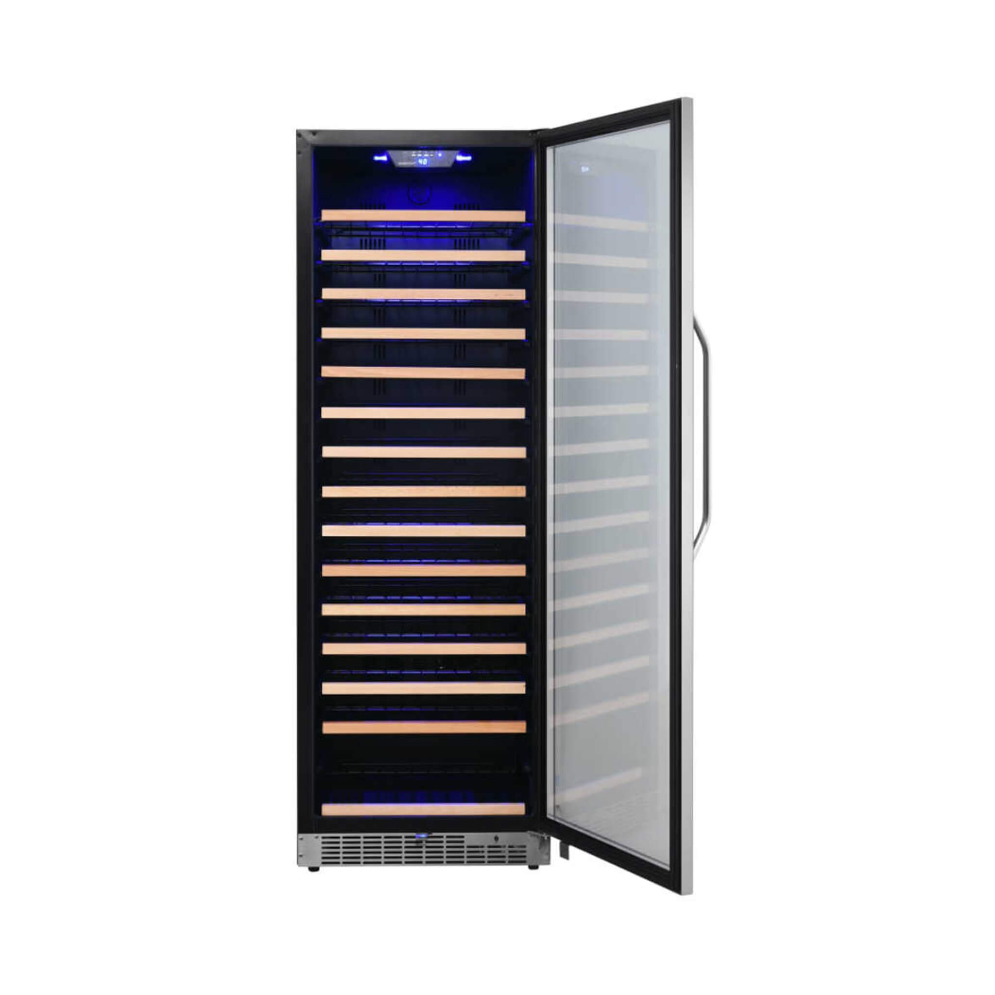 Edgestar 24-Inch Wide 151 Bottle Capacity Freestanding Single Zone Wine Cooler With Even Cooling Technology (SAK30756) – SAKS