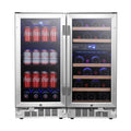 Edgestar 30-Inch Dual Zone Side By Side Cooler With 26 Wine Bottle And 80 Can Capacity [CWBV80261] (SAK72461) – SAKSBY WHOLES
