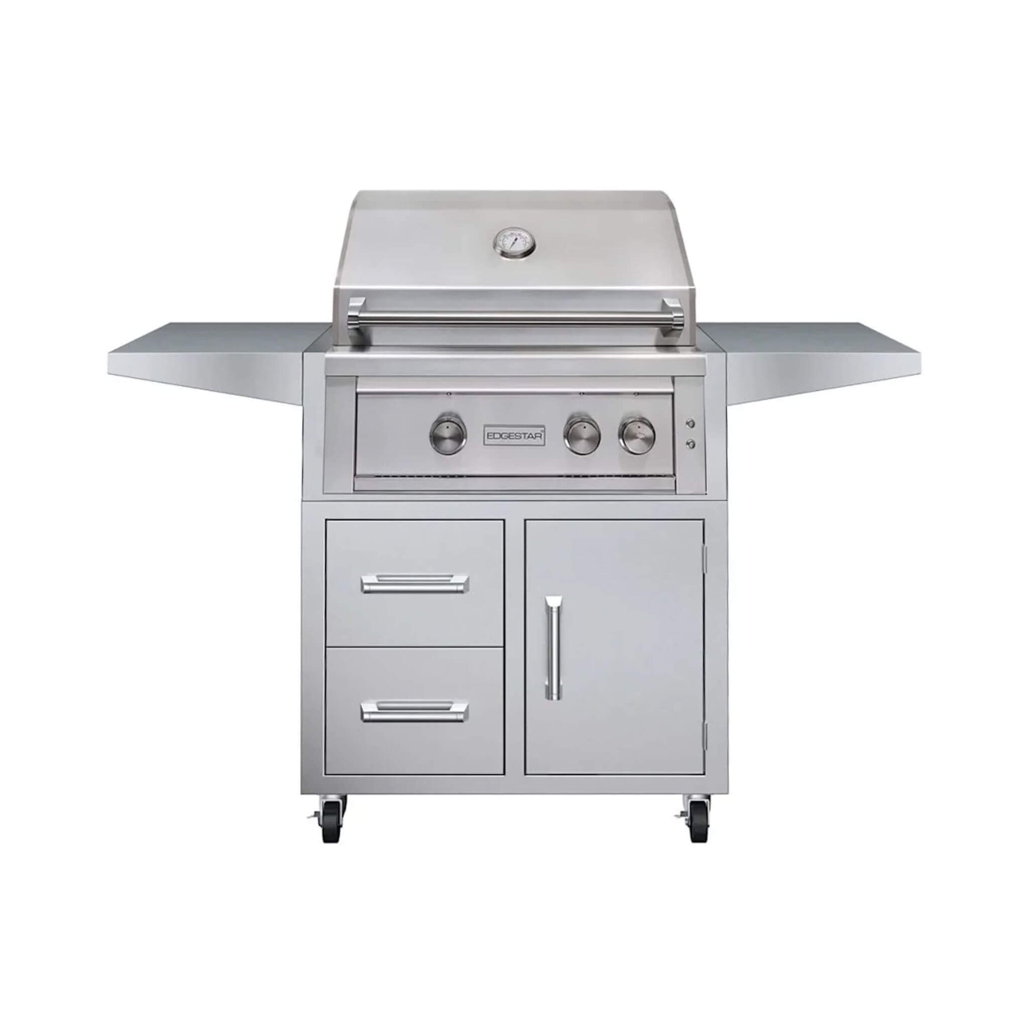 Edgestar 60K BTU 30-Inch Freestanding LED Lighting Grill And Cart With Rotisserie (SAK63985) – SAKSBY WHOLESALE