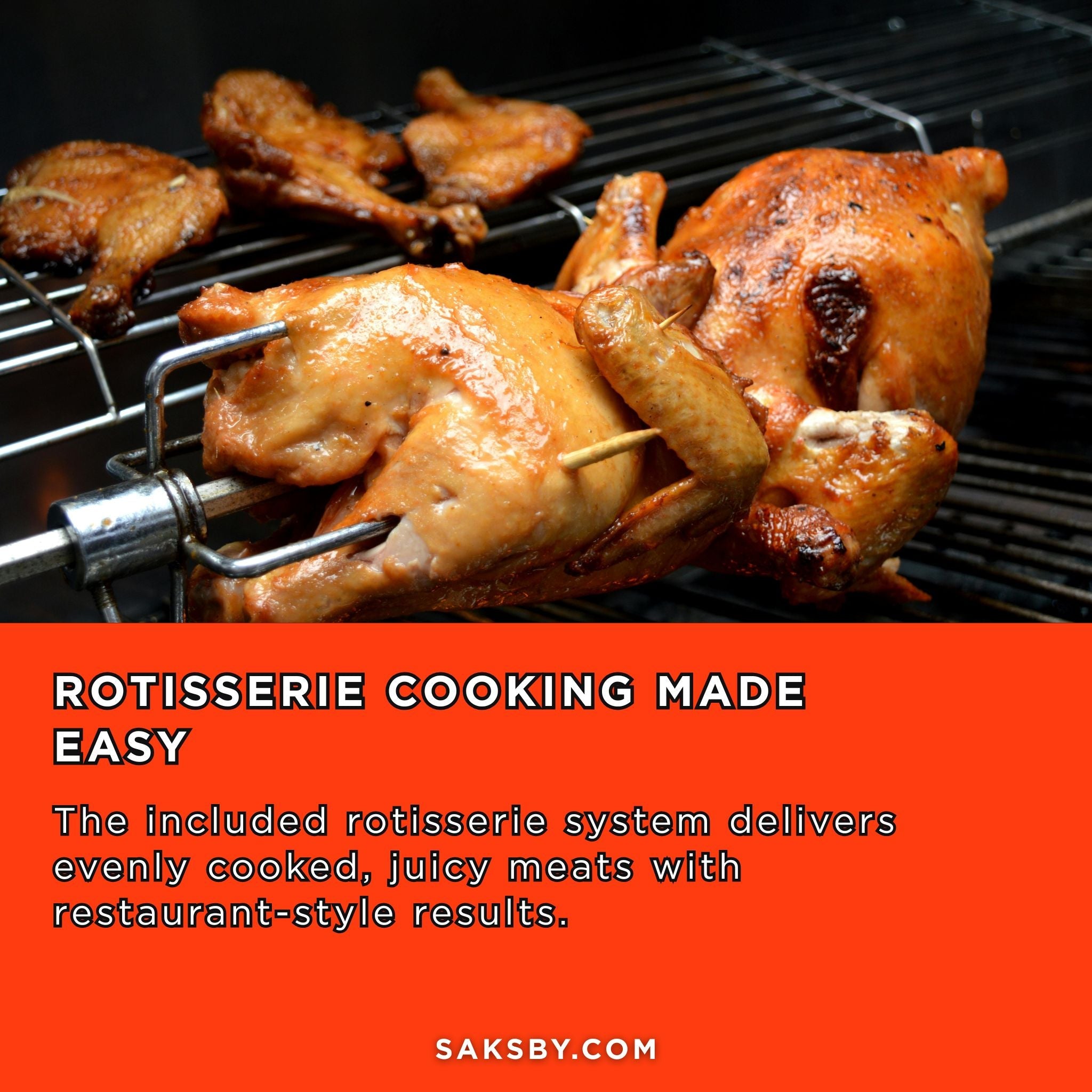 Edgestar 60K BTU 30-Inch Outdoor Built-In Grill With Rotisserie And LED Lighting (SAK52871) – SAKSBY WHOLESALE, view 6
