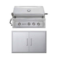 Edgestar 89K BTU 36-Inch Built-In Grill With Insulated Jacket And Double Access Doors [GRL360IBKIT] (SAK78429) – SAKSBY WHOLE