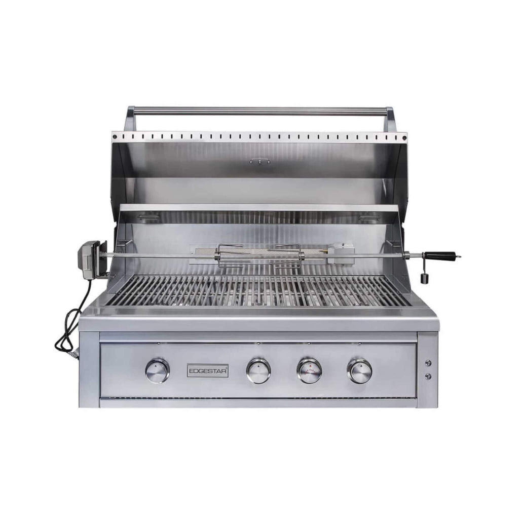 Edgestar 89K BTU 42-Inch Freestanding Grill And Cart With Rotisserie And Lighted Knobs [GRL420FS] (SAK56935) – SAKSBY WHOLESA