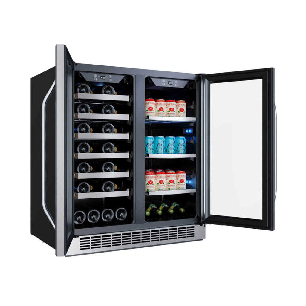 Edgestar 30-Inch Wide 28 Bottle Built In Dual Zone Beverage Center With 86 Can Capacity (SAK35972) – SAKSBY WHOLESALE, view 8