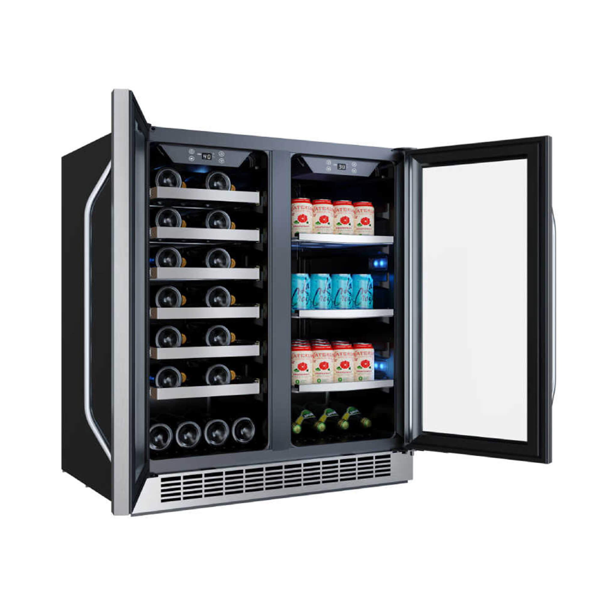 Edgestar 30-Inch Wide 28 Bottle Built In Dual Zone Beverage Center With 86 Can Capacity (SAK35972) – SAKSBY WHOLESALE, view 8