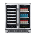 Edgestar 30-Inch Wide 28 Bottle Built In Dual Zone Beverage Center With 86 Can Capacity (SAK35972) – SAKSBY WHOLESALE