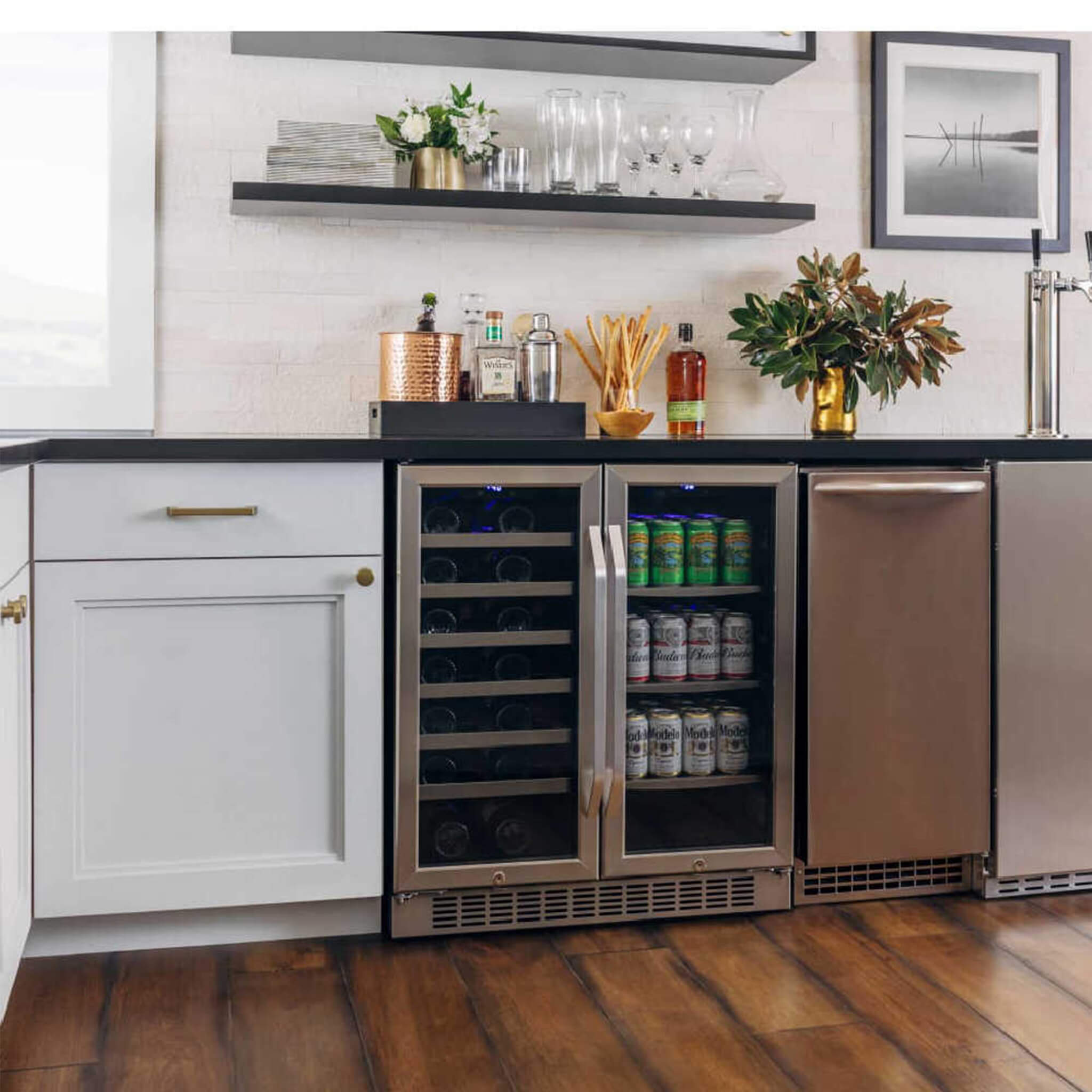 Edgestar 30-Inch Wide 28 Bottle Built In Dual Zone Beverage Center With 86 Can Capacity (SAK35972) – SAKSBY WHOLESALE, view 6