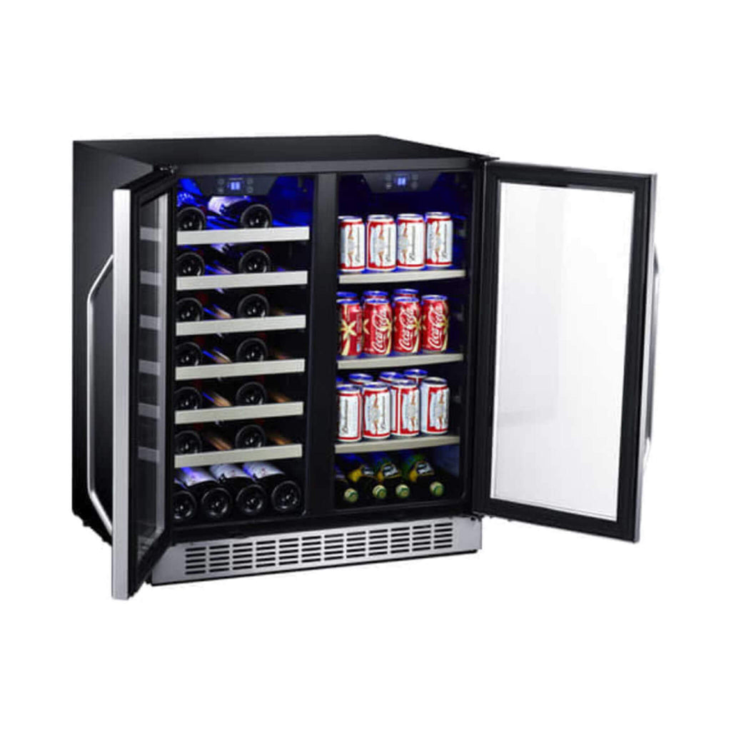 Edgestar 30-Inch Wide 28 Bottle Built In Dual Zone Beverage Center With 86 Can Capacity (SAK35972) – SAKSBY WHOLESALE, view 1