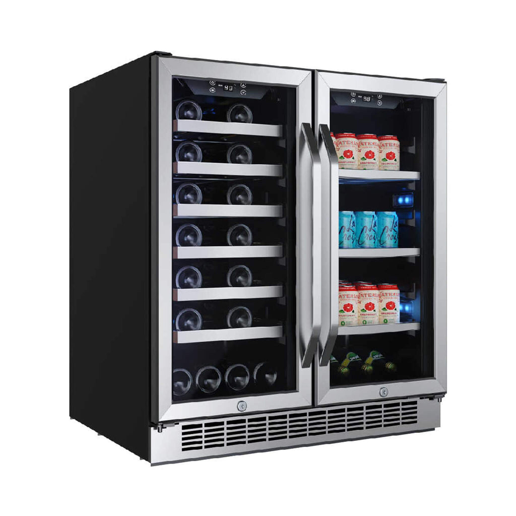 Edgestar 30-Inch Wide 28 Bottle Built In Dual Zone Beverage Center With 86 Can Capacity (SAK35972) – SAKSBY WHOLESALE, view 1