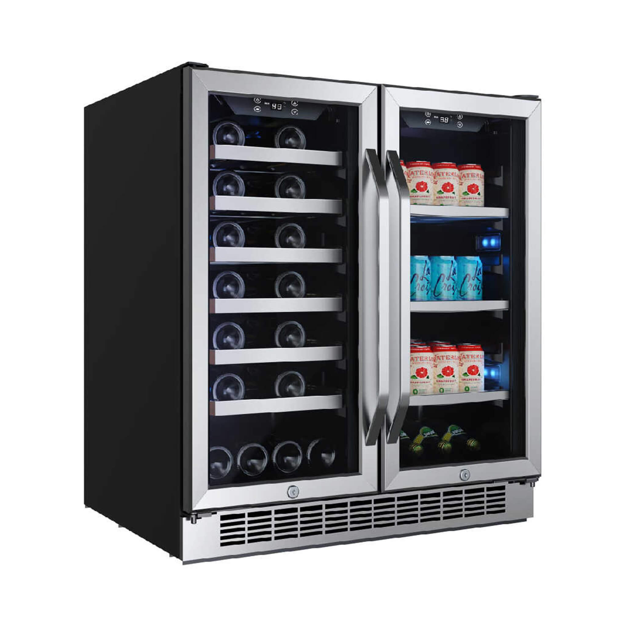 Edgestar 30-Inch Wide 28 Bottle Built In Dual Zone Beverage Center With 86 Can Capacity (SAK35972) – SAKSBY WHOLESALE, view 1