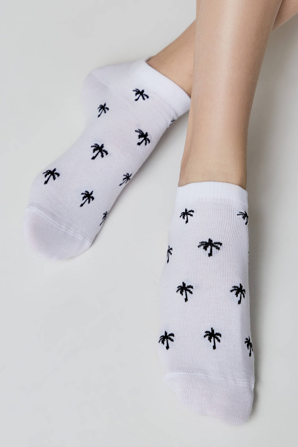TheRanok.com Cotton Ankle Socks Conte Active - 589 Palm Trees — main product shot