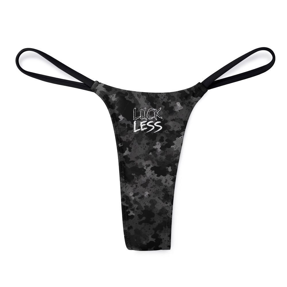 Luckless Outfitters Tactical Camo Thong — side view