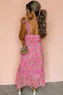 Pretty Little Patriot Pretty Little Patriot Sunday Best Pink Maxi Dress — Pink detail