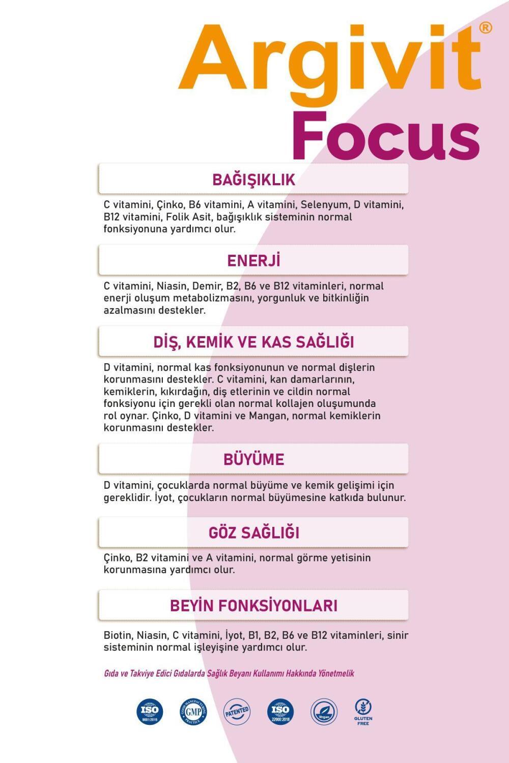 Argivit Focus Syrup - Enhanced Concentration | 150ml