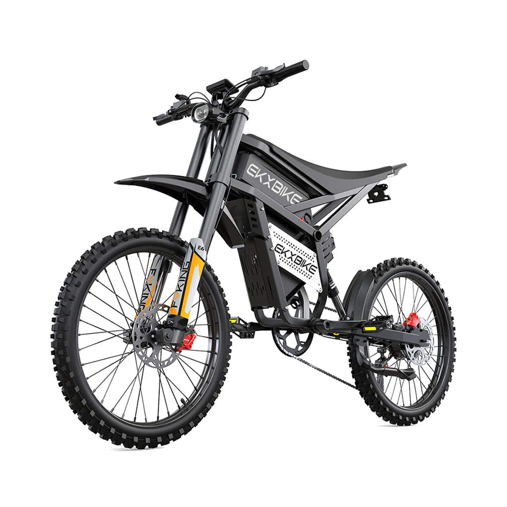 EKX E6 3000W 52V/40AH Premium Electric Carbon Steel Off-Road Mountain Dirt Bike (SAK18315) – SAKSBY WHOLESALE, view 3