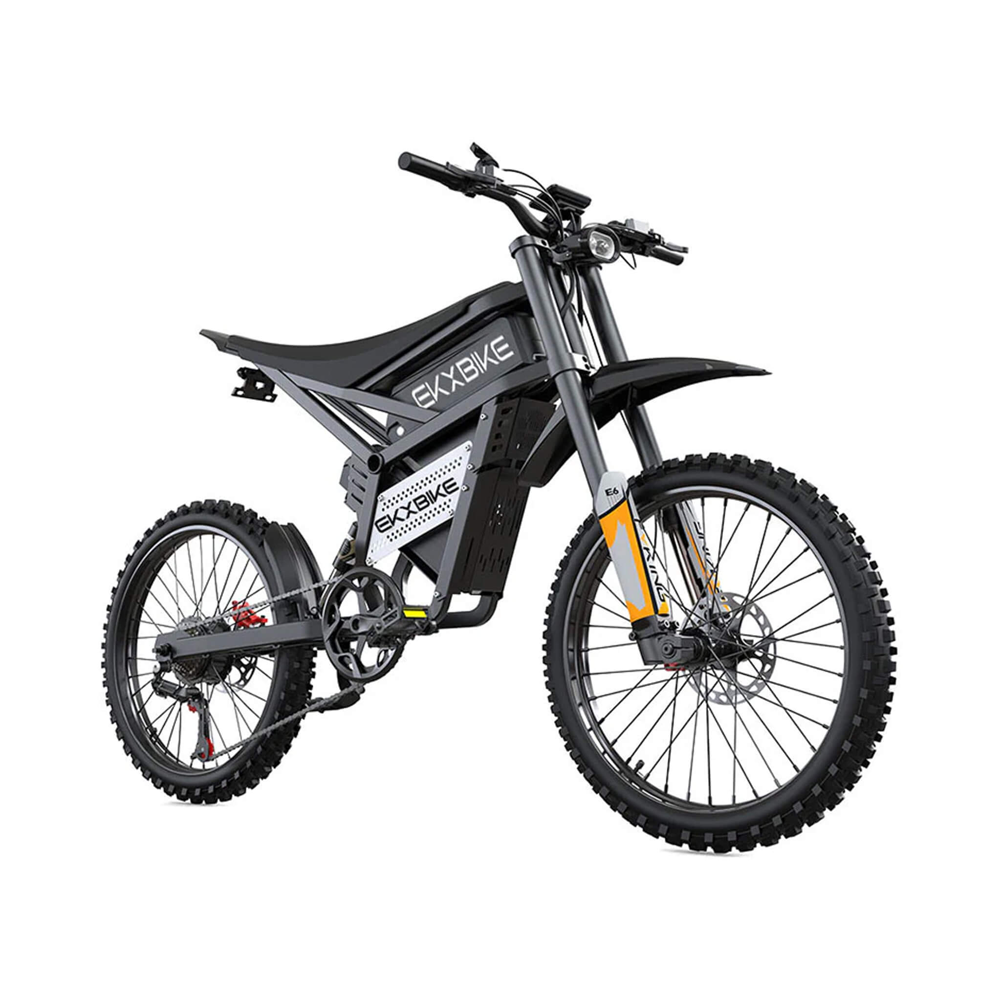 EKX E6 3000W 52V/40AH Premium Electric Carbon Steel Off-Road Mountain Dirt Bike (SAK18315) – SAKSBY WHOLESALE, view 7