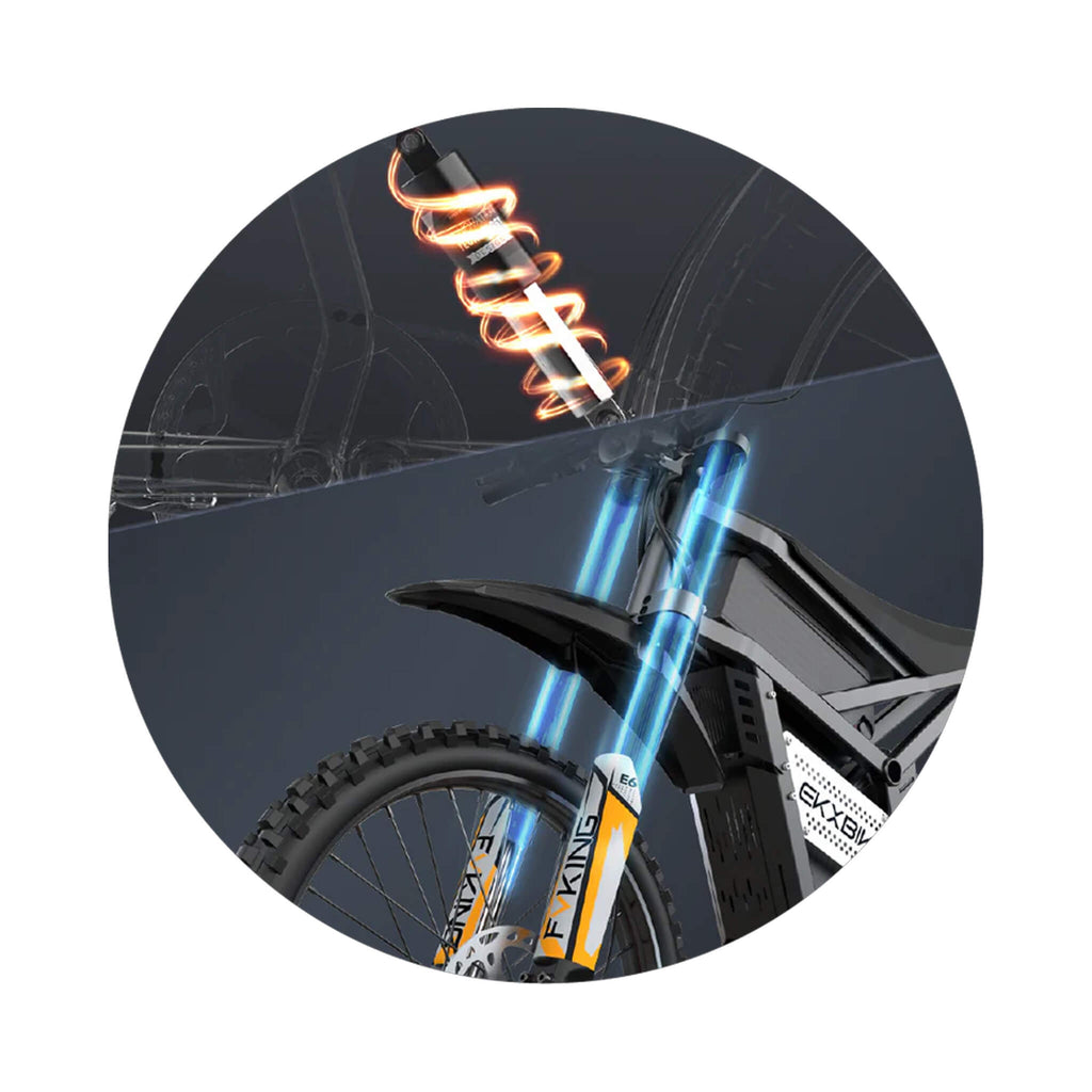 EKX E6 3000W 52V/40AH Premium Electric Carbon Steel Off-Road Mountain Dirt Bike (SAK18315) – SAKSBY WHOLESALE, view 8