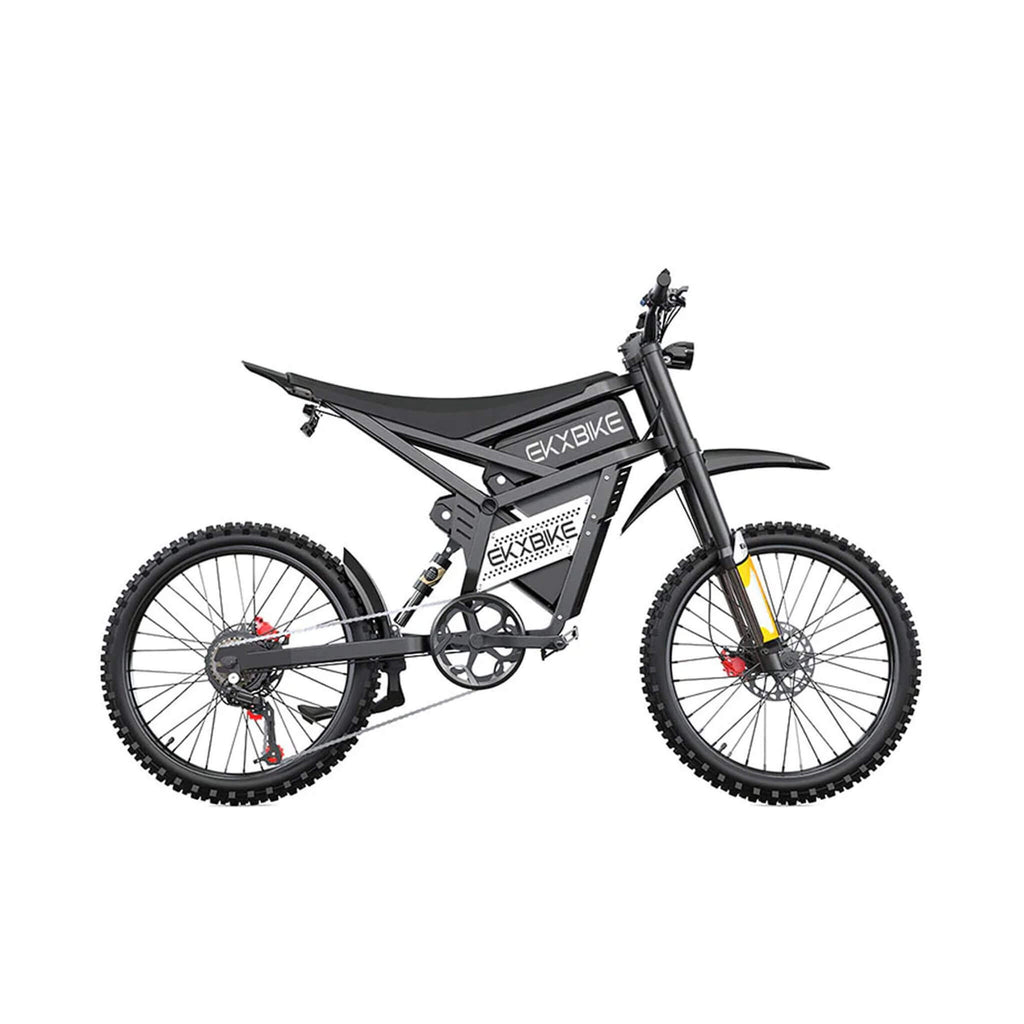 EKX E6 3000W 52V/40AH Premium Electric Carbon Steel Off-Road Mountain Dirt Bike (SAK18315) – SAKSBY WHOLESALE
