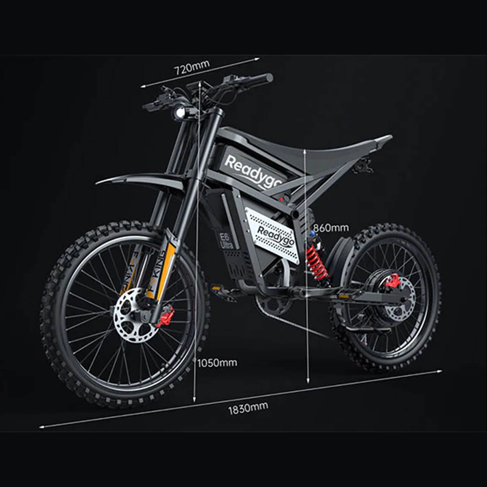 EKX E6 Ultra 3000W 60V/30AH Premium Electric High-Strength Steel Pipe Off-Road Mountain Dirt Bike (SAK26319) – SAKSBY WHOLESA