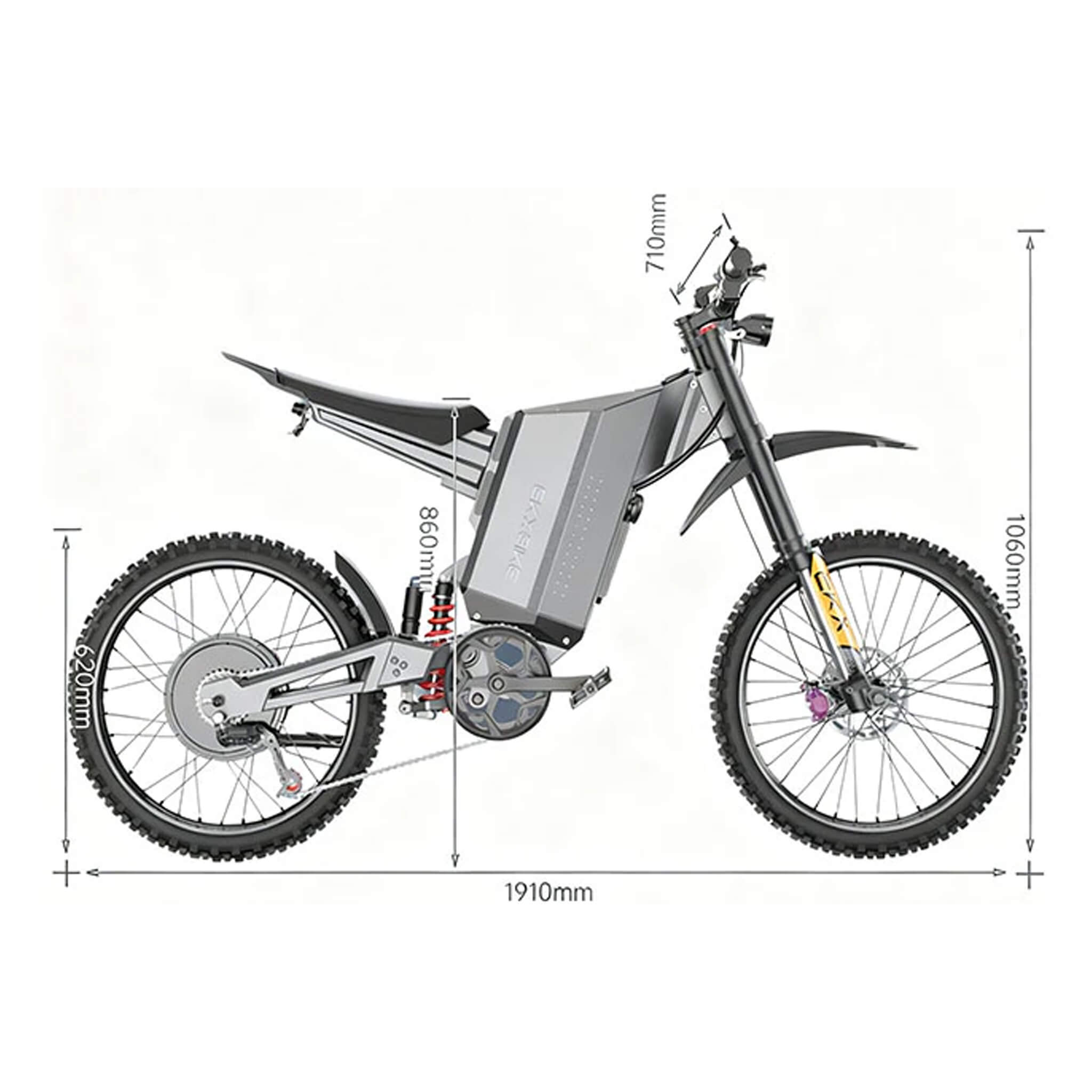 EKX GTS 8000W 72V/30AH Premium Electric High-Strength Steel Pipe Off-Road Mountain Dirt Bike (SAK31684) – SAKSBY WHOLESALE, v