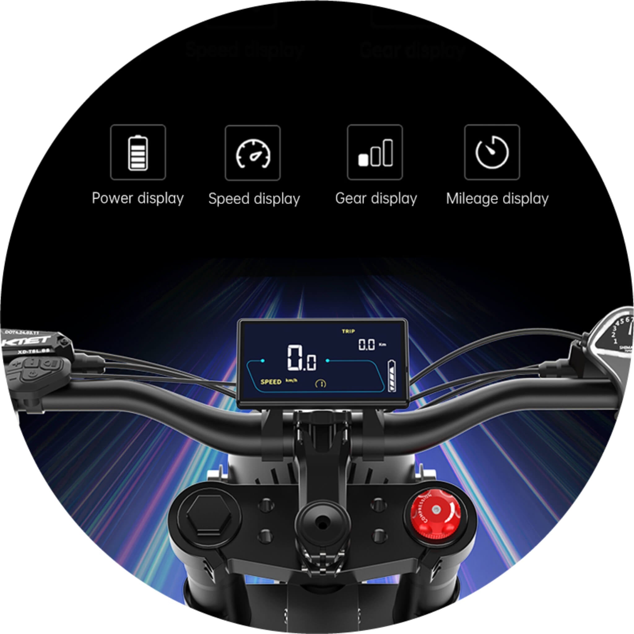 EKX X21 2000W 48V/35AH Premium Electric Off-Road Mountain Dirt Bike (SAK92745) – SAKSBY WHOLESALE, view 5