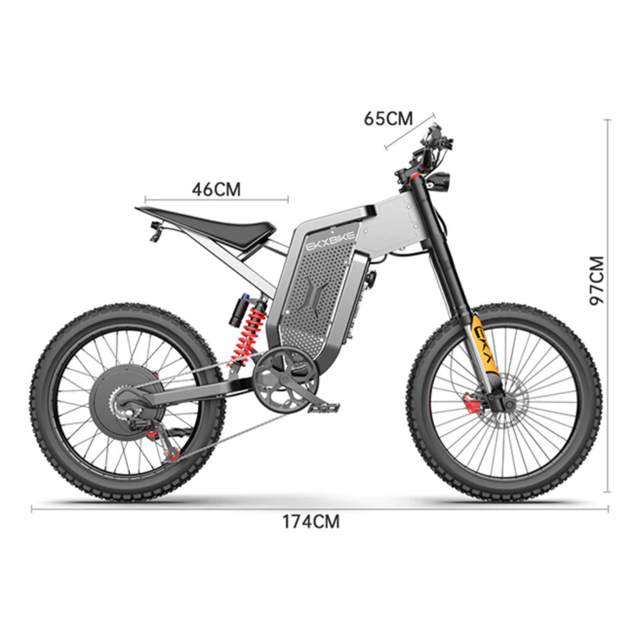 EKX X21 MAX 3000W 60V/30AH Electric Mountain Off-Road Dirt Bike (SAK48016) – SAKSBY WHOLESALE, view 9