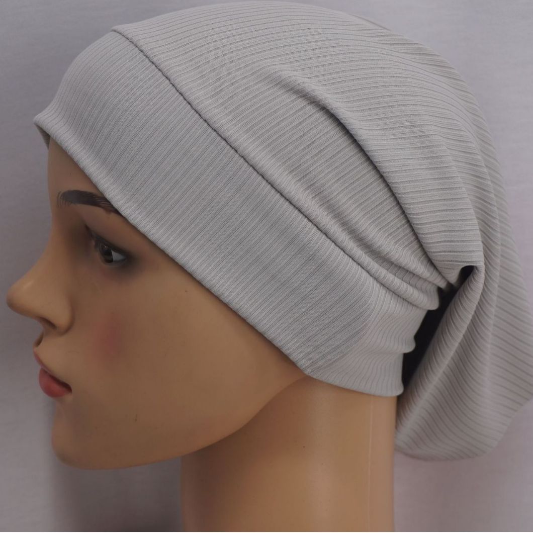 Mariam's Collection Mariam's Collection Elastic Ribbed Versatile Underscarf‌ (MH192) — Mariam's Collection branding close-up