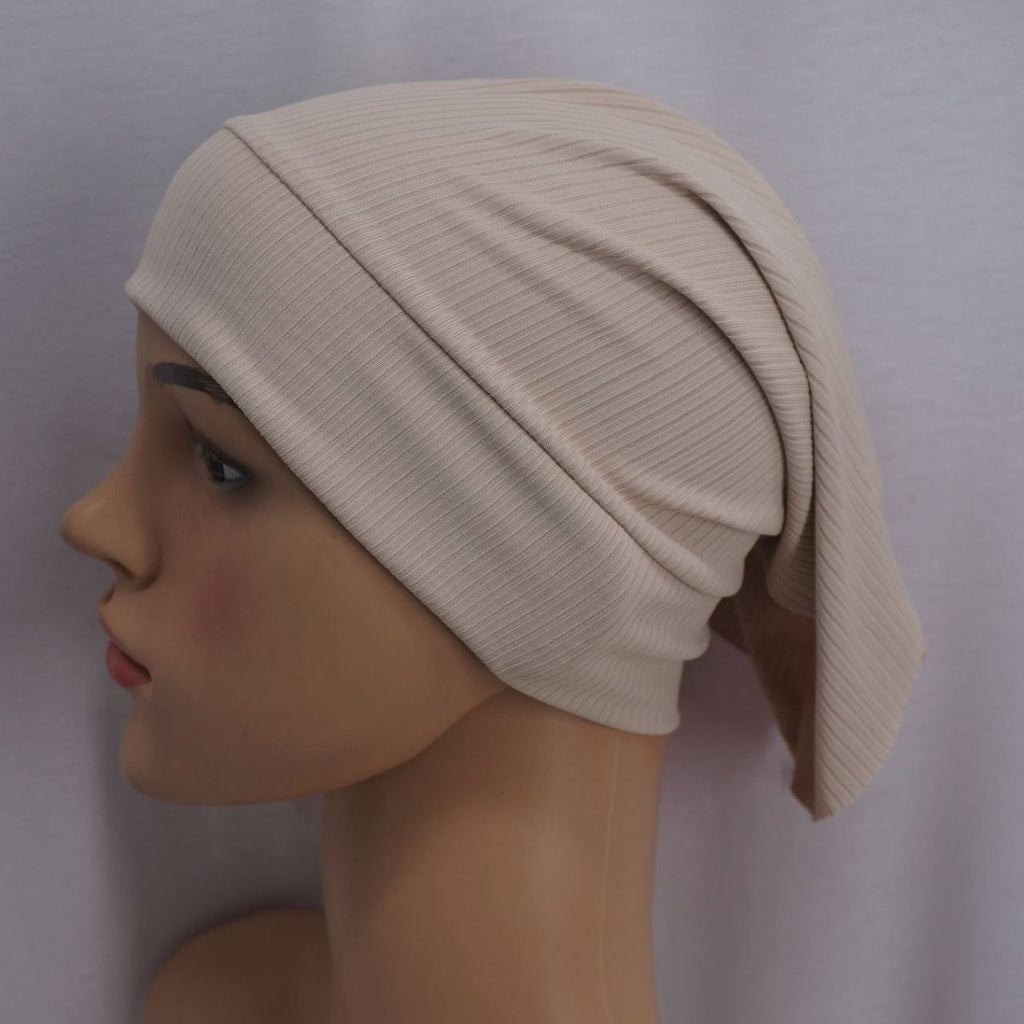 Mariam's Collection Mariam's Collection Elastic Ribbed Versatile Underscarf‌ (MH192) — detail shot 9