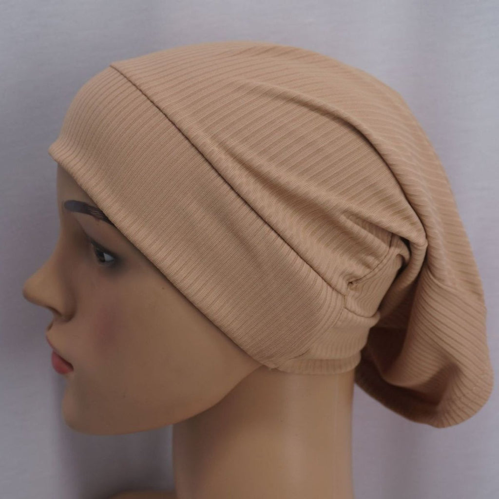 Mariam's Collection Mariam's Collection Elastic Ribbed Versatile Underscarf‌ (MH192) — detail shot 7