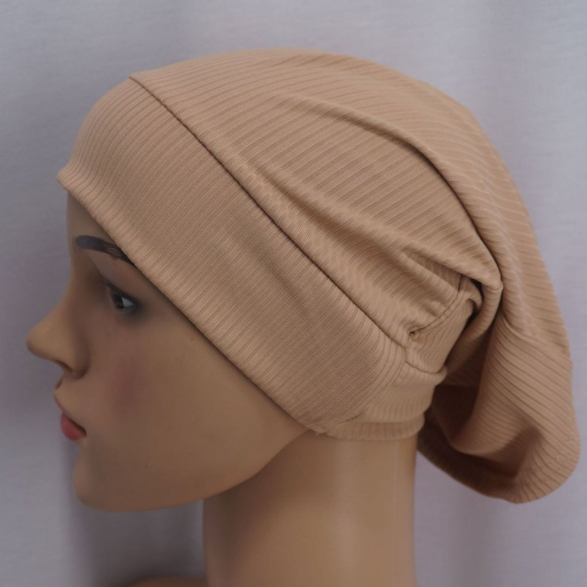 Mariam's Collection Mariam's Collection Elastic Ribbed Versatile Underscarf‌ (MH192) — detail shot 7