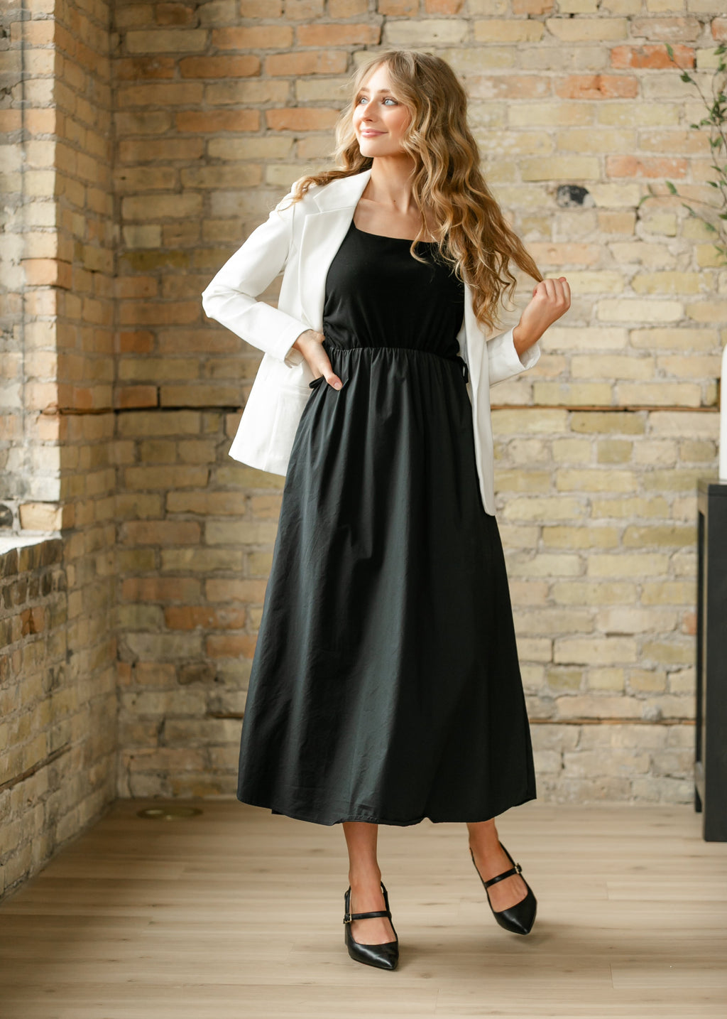Inherit Co. Eleanor Black A-line Maxi Dress — feature highlight