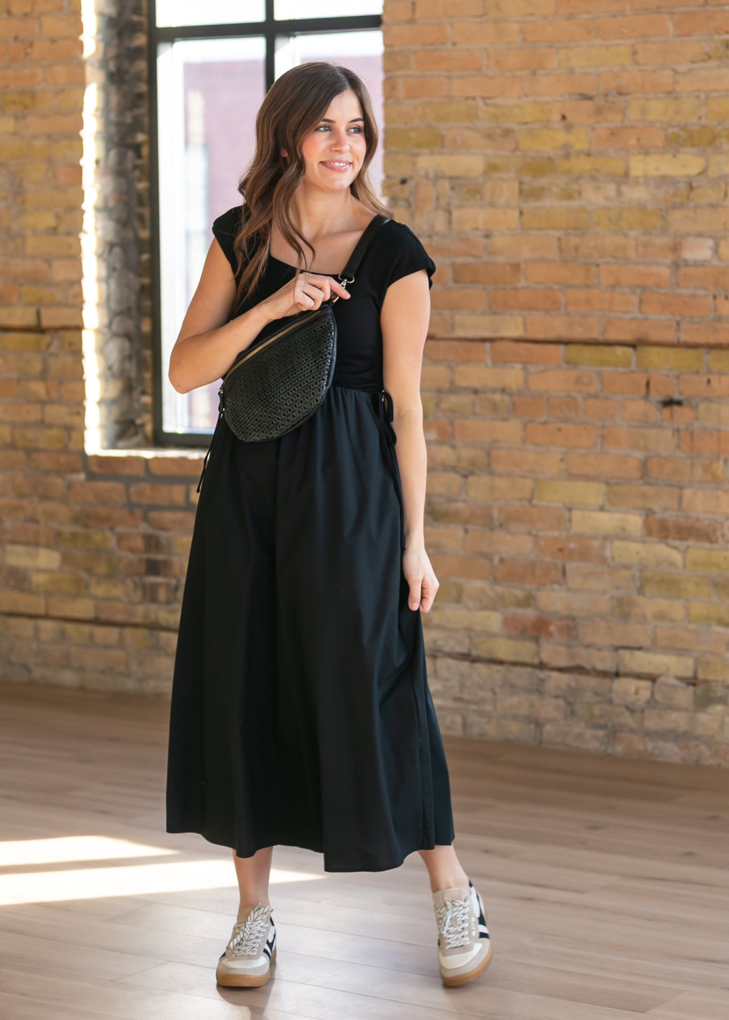 Inherit Co. Eleanor Black A-line Maxi Dress — main product shot