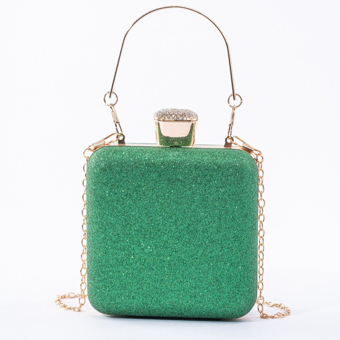 Mariam's Collection Elegance Brilliant Diamond Bag - Handcrafted Evening Box Bag for Soirées &… — detail shot 9