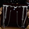 Mariam's Collection Elegance‌ Crystal Teardrop Hair Jewelry Forehead Accent (MAC335) — detail shot 6