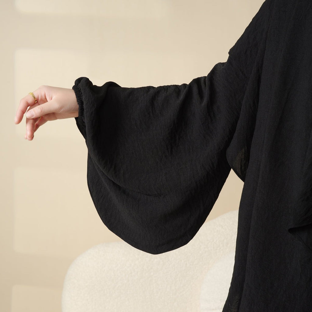 Mariam's Collection Elegant 2-Piece Crepe Abaya & Khimar Set (MK008) — detail shot 9