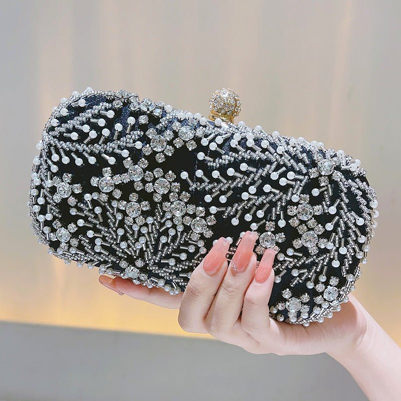 Mariam's Collection Elegant Evening Clutch Versatile Banquet Bag (MAC301) — construction detail