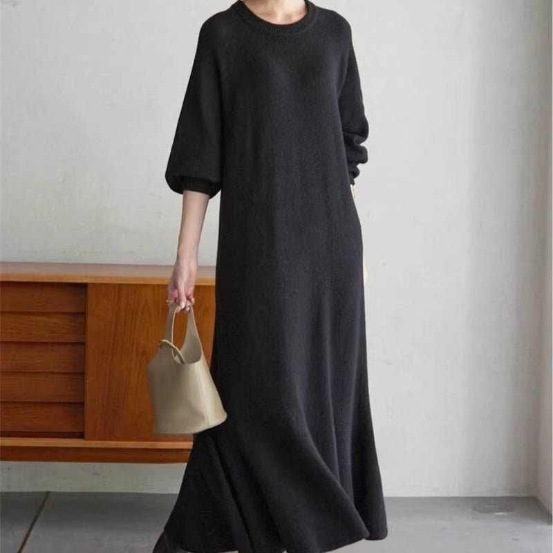 Mariam's Collection Elegant Lantern Sleeve Mermaid Maxi Dress | Loose Fit Long Sleeve Dress(MS154) — product category context