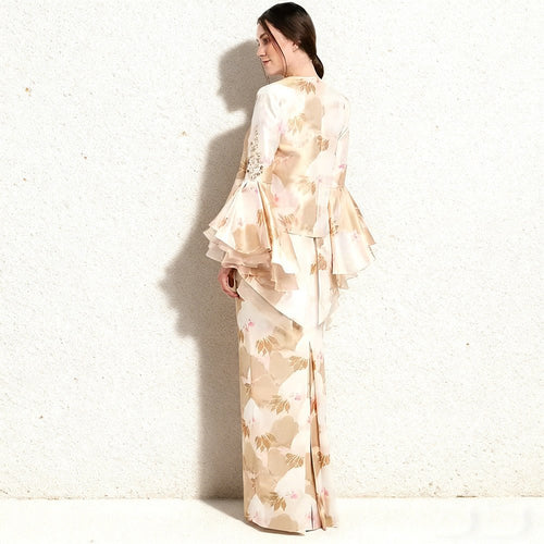 Elegant Layered Ruffle Outfit(MS266)