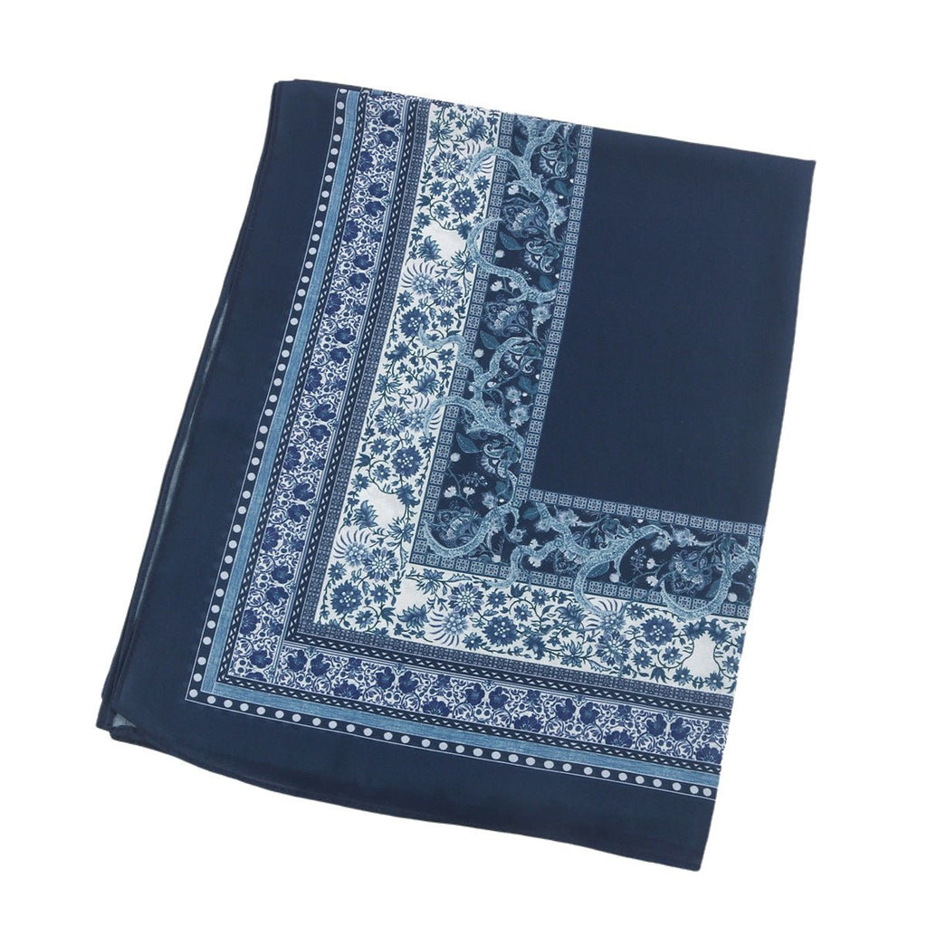 Mariam's Collection Elegant Printed Chiffon Hijab Scarf Bohemian Style Breathable Sun Protection Wrap (MH136) — lifestyle worn / used context