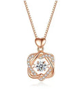 Elegant Rose Gold Heart Necklace
