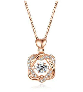 Elegant Rose Gold Heart Necklace