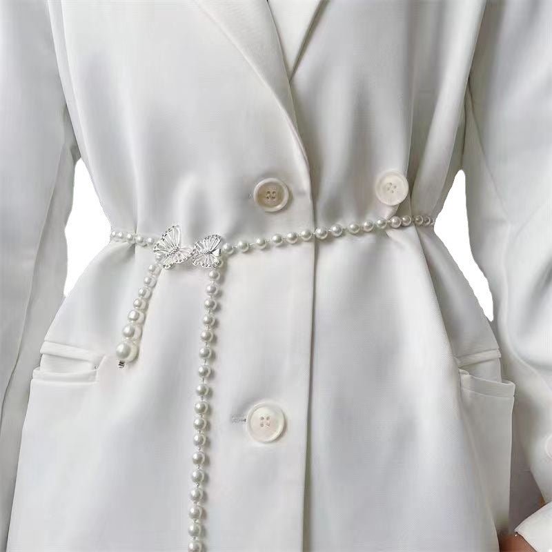Mariam's Collection Elegant Versatile Pearl Cascade Waist Belt (MAC349) — product category context