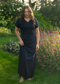 Inherit Co. Ella Navy Cinched Waist Maxi Dress — comparison shot