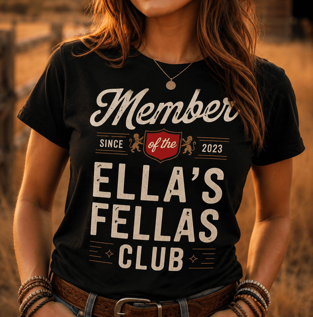 Ella's Fellas Club Graphic Tee