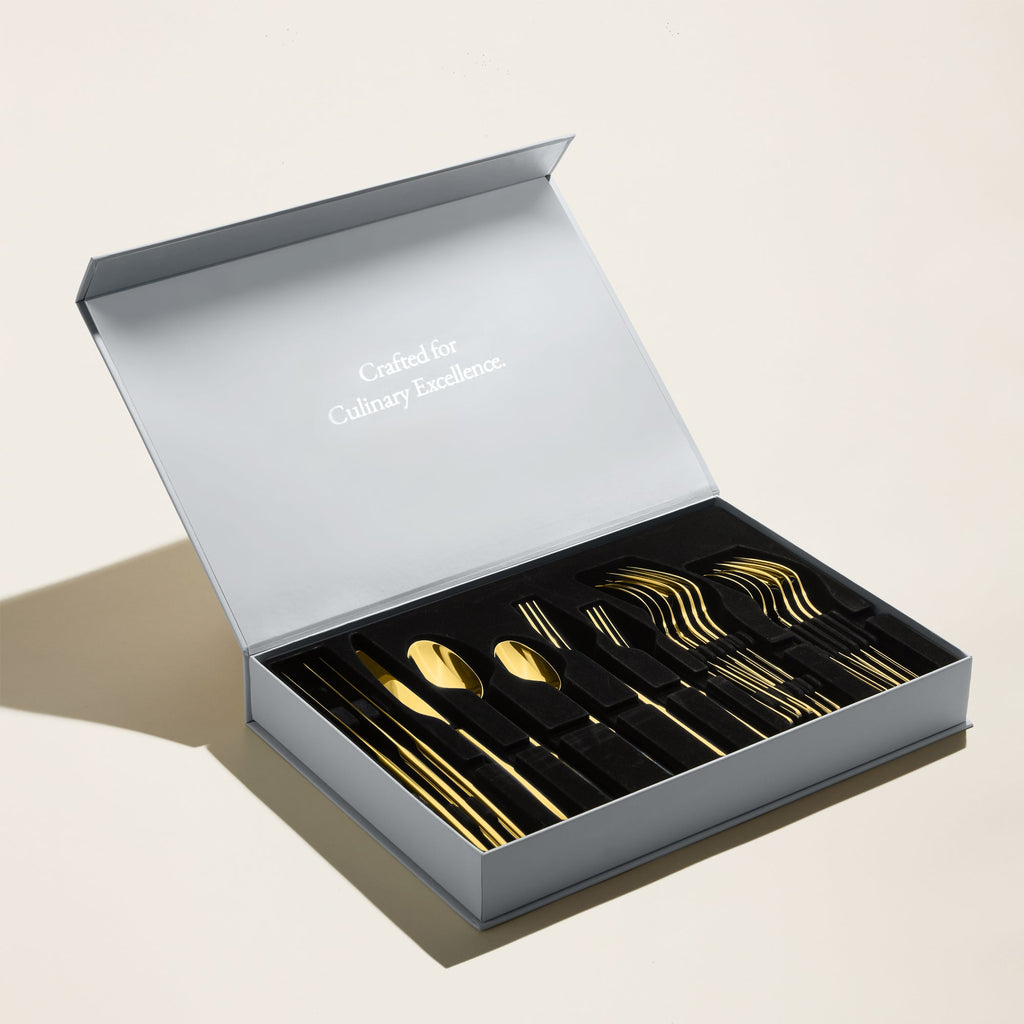 Italic Emilia Mirror 20-Piece Flatware Set — detail shot 11