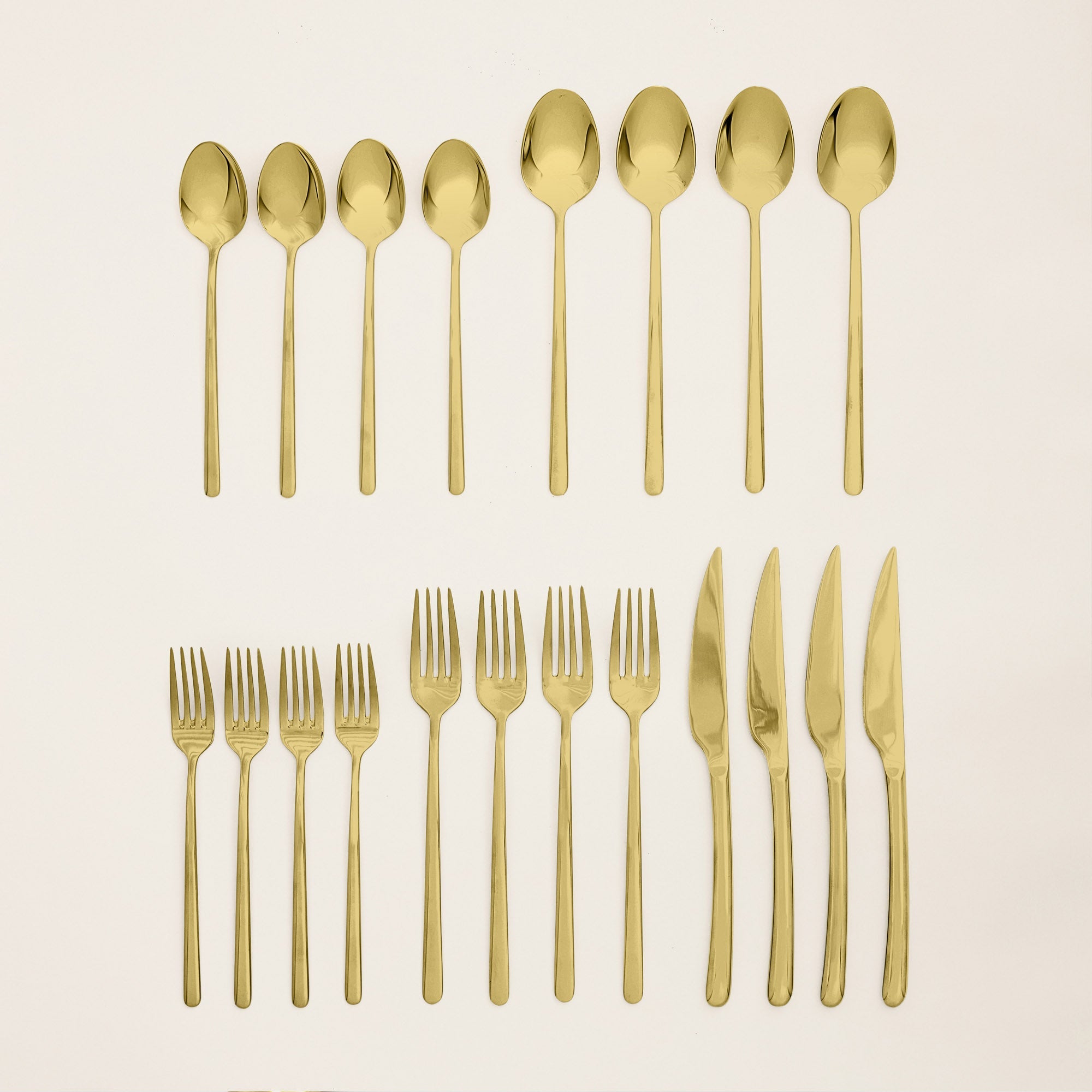 Italic Emilia Mirror 20-Piece Flatware Set — detail shot 13