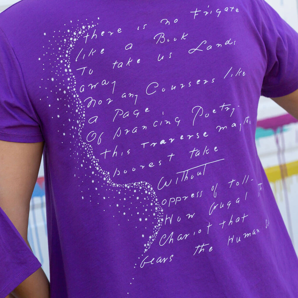Princess Awesome & Boy Wonder Adult Emily Dickinson Short Sleeve Shirt — main product shot