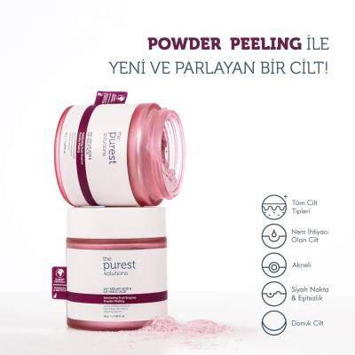 The Purest Solutions Exfoliating Fruit Enzyme Powder Peeling for Gentle Exfoliation and Natural Skincare - Hypoallergenic & Dermatologically Tested